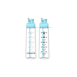 Hydrate BPA Free 900ml Straw Water Bottle