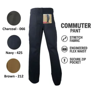 Weatherproof Men's Navy Pant Stretch Fabric The Commuter Pants